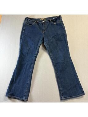 Levi’s 515 Bootcut Jeans Womens 16 Short Blue Stretch Denim Mid Rise Y2K 35x28